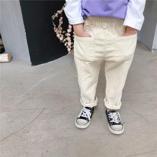 2 3 4 5 6 7 Y Toddler Boys Pants Spring Casual Korean Harem Pants for Boys 2020 New Chidlren Trousers Fashion Baby Boys Pants