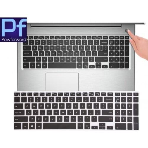 Silicone laptop keyboard cover Protector For Dell Insporon 3590 3593 Latitude 15 3500 3550 3560 3570 3580 3595 15.6"