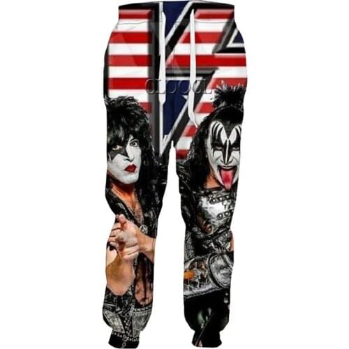 CLOOCL Hip Hop Rock Metal Kiss Band 3D Print Men Women Autumn Funny Casual Trousers Unisex Streetwear Sweatpants Drop Shipping