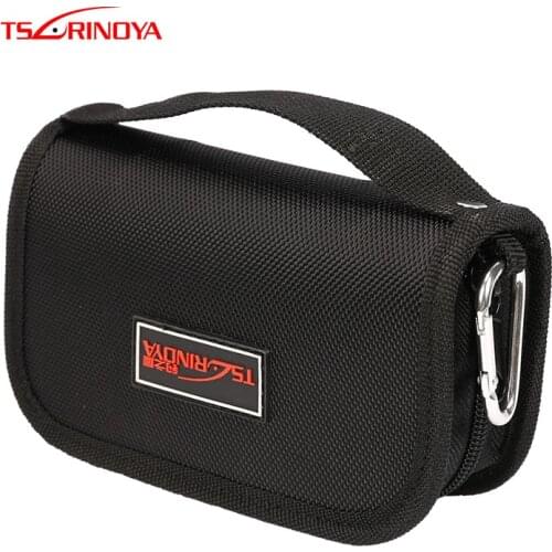 TSURINOYA Sequins Bag 15CM*9CM*3CM Oxford cloth waterproof Spoon Bag Fishing Lure Bag High capacity Fishing Tackle Bag