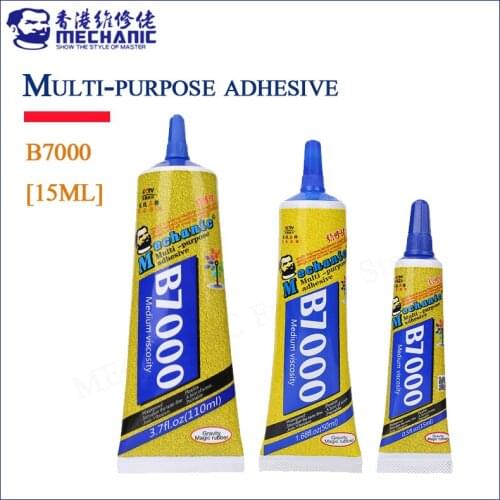 MECHANIC B7000 Phone Touch Screen Super Glue Multipurpose Adhesive Jewelry Rhinestone Crafts DIY Liquid Glue Spot Drill Glue