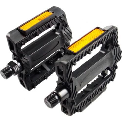 Cycling 2Pcs Anti-slip Lightweight Enlarged Plastic Bicycle Pedal Road Mountain Bike Anti-Skid Platform Pedal Bicycle Parts