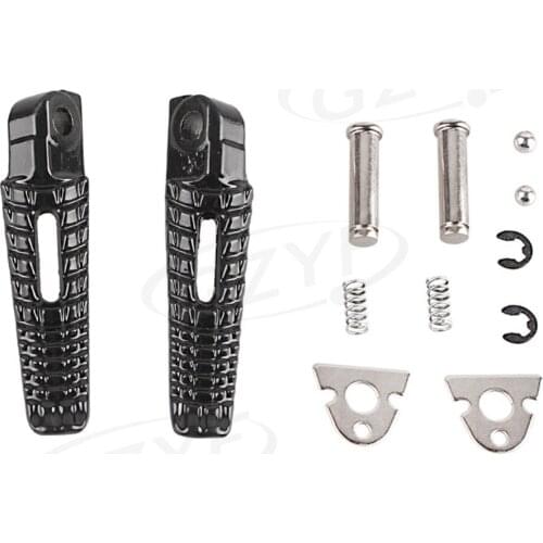 Motorcycle Rear Foot Peg Footrest for Suzuki GSXR 600 750 2006-2014 & GSXR 1000 2005-2014 & B-KING 2008-2013 Black