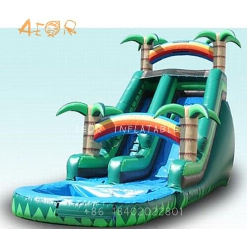 Factory direct inflatable slide children slide castle outdoor playground equipment large inflatable slide for kids