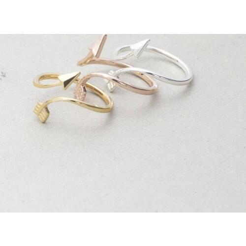Arrow Design Women Ring Fashion Finger Ring Jewelry Gift MAMADXJZ