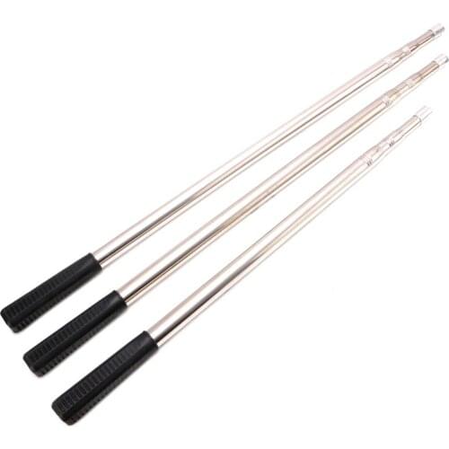 1.5/1.7/1.9m Head Prong Harpoon Spear Rod Fish Dip Net Telescopic Bar