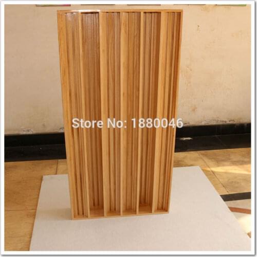 1pc QRD diffusion Acoustic Sound Diffuser Acoustic Broadband Sound Diffuser Skyline Panel WOOD foam treatment absorption panel