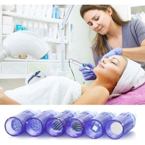 10PCS Electric Derma Pen A6 Needles Bayonet 9 /12/ 36 Pins/Nano Cartridge For Auto Microneedling Micro Needle Tips MTS Meso