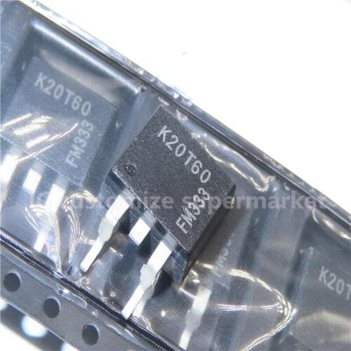 10PCS/LOT IKB20N60T K20T60 TO-263 600V 20A SMD Triode