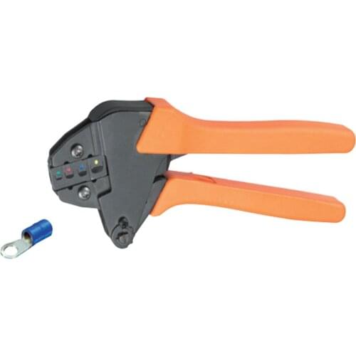 23-10AWG 0.25-0.5/1.5-2.5/4.0-6.0mm² Insulated Terminals Ratchet Crimping Plier