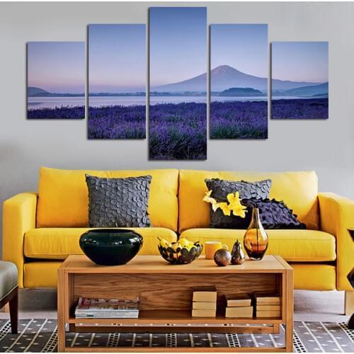 Unframed 3 Panels Landscape Canvas Print Painting Modern Wall Art For Decor Home Decoration Artwork