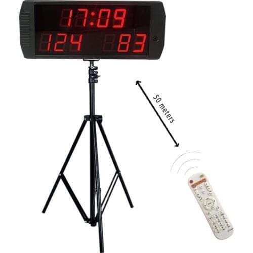 Big indoor portable electronic soccer scoreboard led digital scoreboard sports with stand