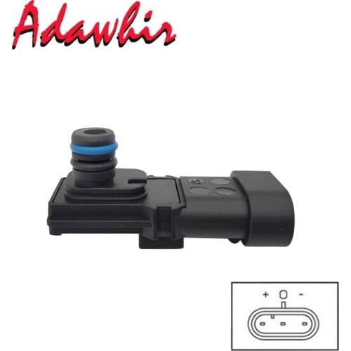 Map Sensor For RENAULT KANGOO CLIO ESPACE Fluence LAGUNA MASTER MEGANE Laguna Logan SCENIC TWINGO TRAFIC Wind 2508500QAA 5WK9881