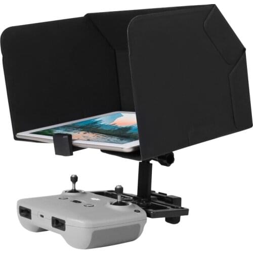 Remote Control Tablet Holder with Sun Visor Neck Strap Adjustable Angle for Mavic Air 2 / Mini / Pro / Mini 2 / Air / Spark