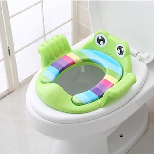 Baby Toilet Potty Seat Children Potty Safe Seat With Armre for Gril Boy Trainers Comfortable Toilet Large Size Ring Infant Potty