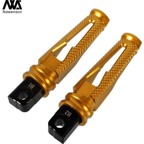 For Suzuki GSXR600/750 2008-2018 Motorcycle Foot Pegs CNC Aluminum Rear Passenger Footrests for GSXR1000 2009-2018