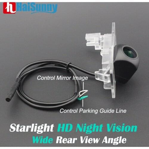 HD Rear View Reverse Camera For Skoda Superb Spaceback Kodiaq Karoq VW Golf Polo Sedan Sharan Night Vision Fisheye Lens Car