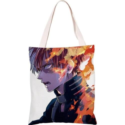 My Hero Academia Bakugou Katsuki Boku no Hero Academia canvas Shopping bag schoolbag Toys Gift
