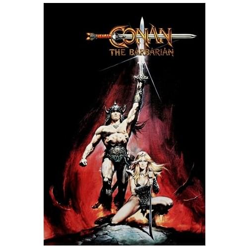 Living Room 27x40cm Canvas Silks Conan the Barbarian Bedroom Wall Decorative Poster