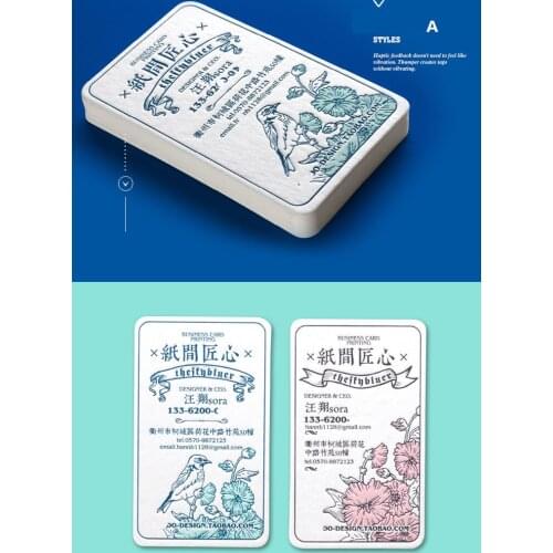 Custom Business Card Both/Double Side Gold/Silver Foil Card Printing Custom Material 350gsm Black Paper High Quality MP013-2