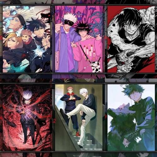 Canvas Painting Wall Art Anime Jujutsu Kaisen Prints and Posters Room Decor Pictures Wall Decor Bedroom Kids Home Decoration