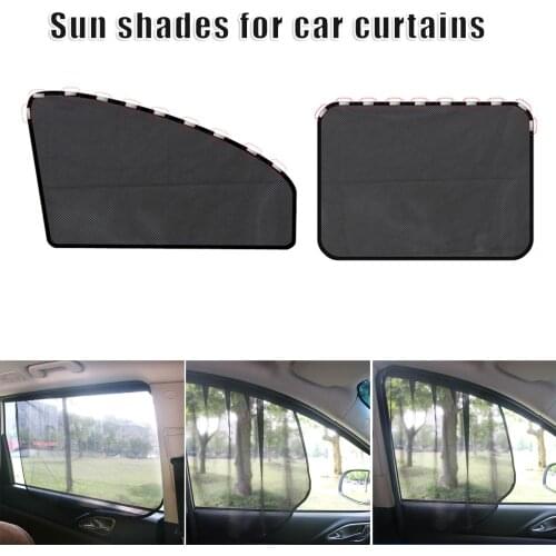 Cool and comfortable Portable Car Window Sun Shade Foldable Magnetic Heat Insulation Shield Multifunctional Car Shading Supplies