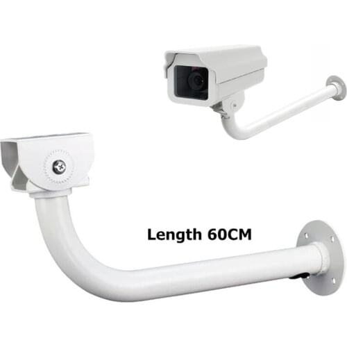 L-Shaped Universal Camera Holder Stand Duckbill Surveillance CCTV Camera Bracket Curved Long Bar Stand 60cm Long Arm Bracket