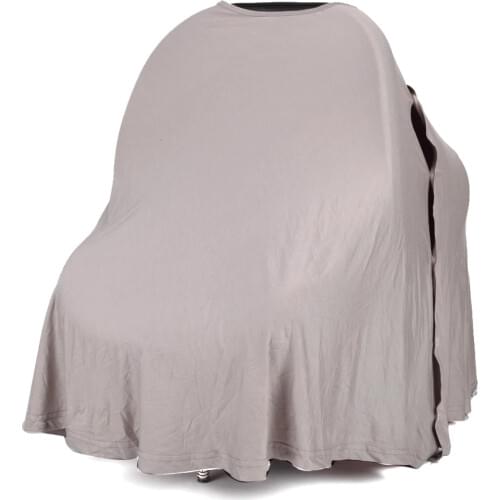 Nursing Cover Breastfeeding Scarf Car Seat Covers for Babies Infant Carseat Canopy Stretchy Soft Breathable Multi-Use Cover Up