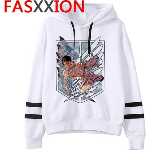 Attack on Titan hoodies men graphic streetwear male pullover sweatshirts graphic harajuku