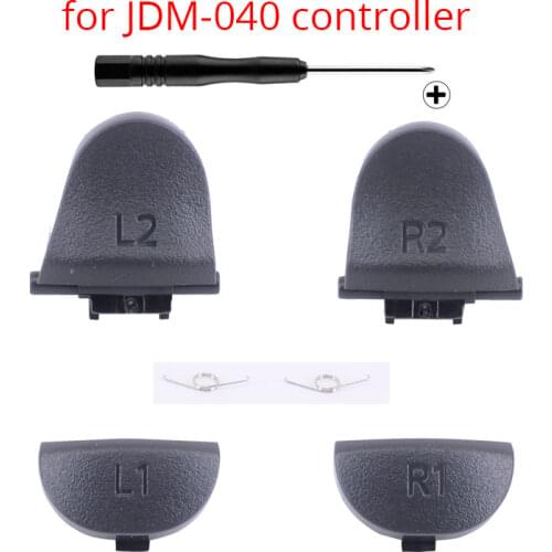 Gray L1 R1+L2 R2 Trigger Buttons Springs +Tool for JDM-040 PS4 slim/PS4 pro Dualshock 4 Sony Playstation 4 slim Controller