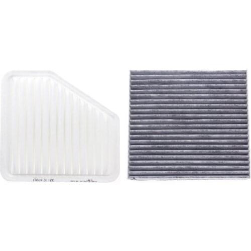 Air Filter Cabin Filter 2pcs for Toyota Camry Xv40 2006-2011 3.5l 2gr-fe Rav4 Aurion Previa Iii Filter Oem 178010h070 8713950100