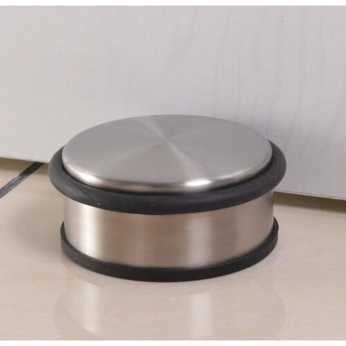 1 Pcs Durable Door Stoper Wedge Block Stopper Safety Protector Home Office Use Black Rubber Block Wedge Safety Protector