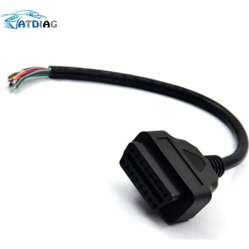 OBD2 16 PIN Car Diagnostic Interface & Adapter OBDII OBD 2 OBD2 16pin Female Connector To Open OBD Cable