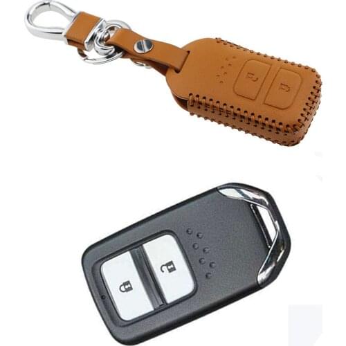 2Button Smart Remote Car Key Case Cover Fit for Honda Vezel City Civic Jazz BRV BR-V HR-V HRV Key Case Fob
