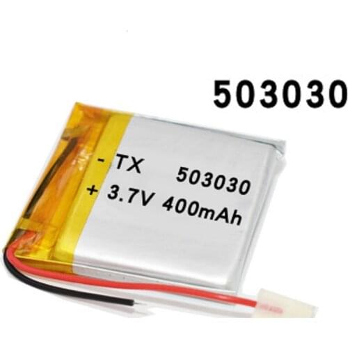 2020 New Li Ion Polymer Battery For Smart Watch GPS Game Player Power Bank Humidifier Mice 3.7v 503030 400mAh Bateria
