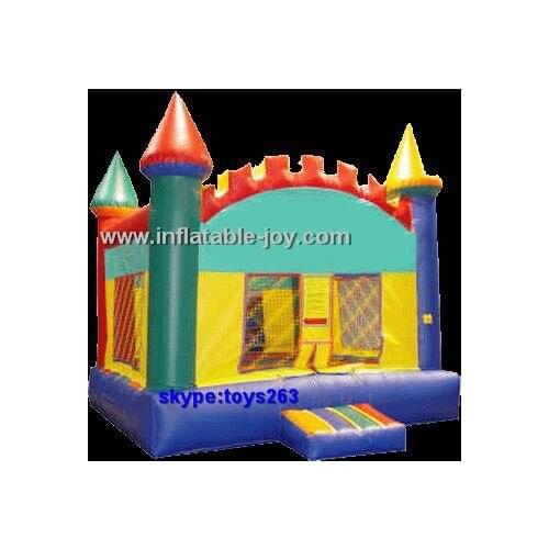 4x4m colorful small inflatable bouncer for birthday party rental , carnival inflatable games, inflatable jumping bouncer castle