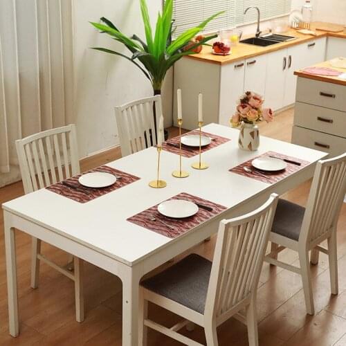 Openwork table mat PVC western food mat Chinese dining mat