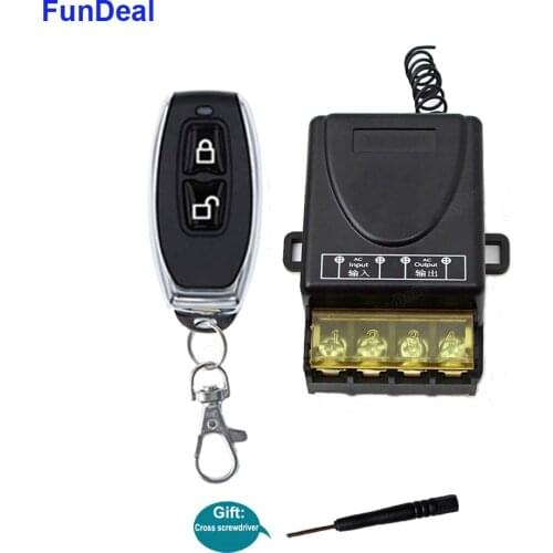 433Mhz Universal Wireless RF Remote Control Switch AC 220V 1CH 30A Relay Receiver for Factory Farm Office Ventilation Water Pump