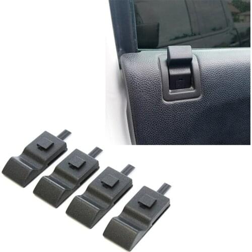 For Chevy/gmc Silverado/sierra 07-13 Door Lock Knobs Front/rear Ebony Black