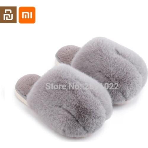Youpin mijia cats claw home couple cotton slippers indoor cute thick-soled slippers home winter plush warm slippers