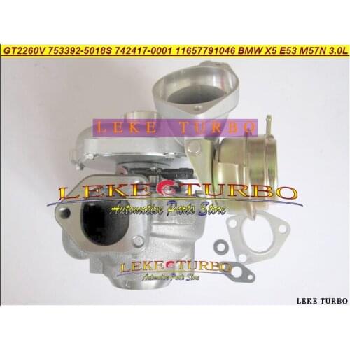 GT2260V 753392 742417-0002 742417-0003 742417-0004 742417-0005 742417-0006 742417 Turbo Turbocharger For BMW X5 E53 M57N 3.0L