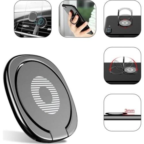 Finger Ring Mobile Phone Holder For IPhone Samsung HUAWEI Smart Cellphone IPAD MP3 Car Mount Stand Universal Smartphone Stand