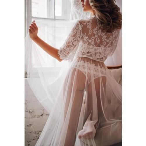 Lace maternity dresses V-Neck pregnancy dress maternity gown for photo shoot Brief robe pregnancy gifts sexy pregnant dresses