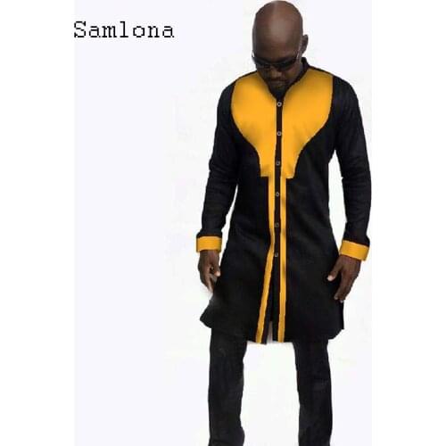 Plus Size 6xl Men Fashion Tops Long Shirt Sexy Men clothing 2021 African Style Shirts Mens Long Sleeve Autumn Retro Print Blouse