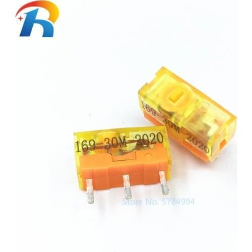 10Pcs New original TTC Dustproof Gold Mouse Micro Switch Micro Button Gold Contactor 30 Million click Mouse maintenance Button