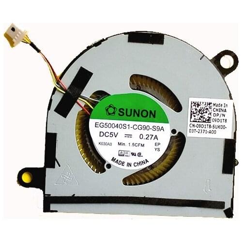New Original CPU Cooling Fan FOR Dell Latitude 9410 7400 2-in-1 09D1T8