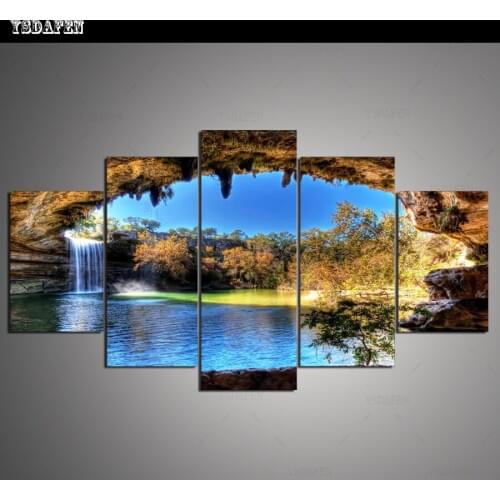 Op de muur HD print olieverf Film modulaire foto Scenery poster kind room decor woondecoratie 5 stks canvas art z328