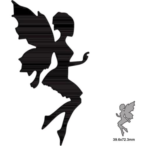 Fairy Girl Frame Metal Cutting Dies DIY Cut Craft Dies Scrapbooking for DIY Alubm Photo Card Making Cuts Decorations New