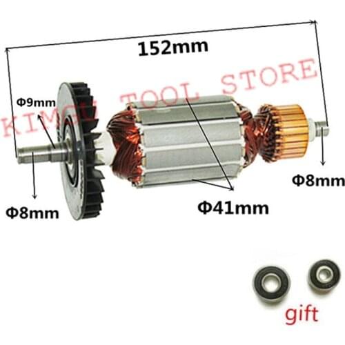 Motor Armature Engine rotor AC220-240V Replacement for MAKITA 4140 diamond Blade Armature
