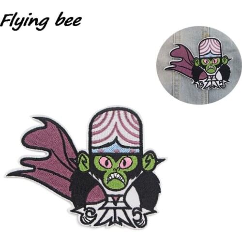 X1566 1pcs Cartoon Villain Monkey Cool Figure Pacth Stickers Iron On Patches For T-shirt Handbag Jacket Backpack Diy Patch